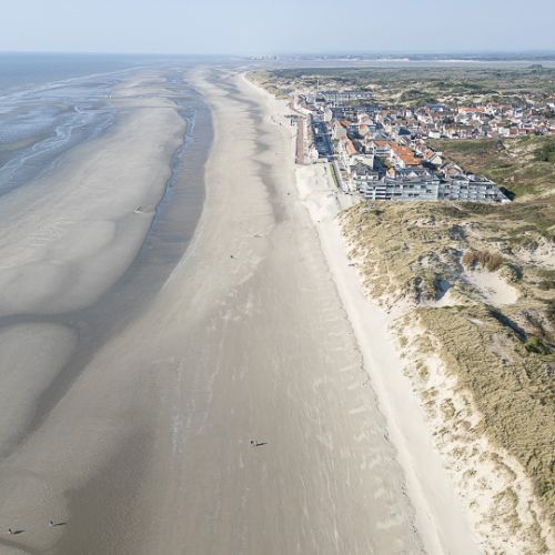 la plage de Fort-Mahon et Quend