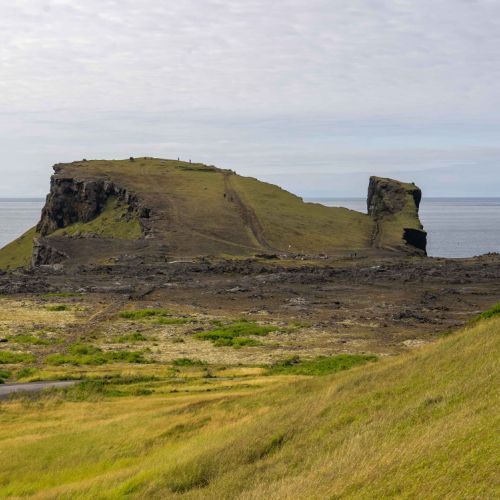 Valahnukur mountain (lava rock)