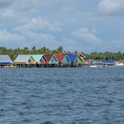 Local water bungalow