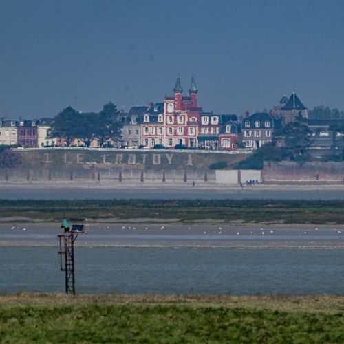 Les Tourelles du Crotoy, vu depuis Cap Hornu