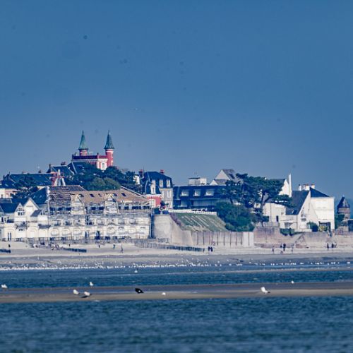 Vue du Crotoy depuis Le Hourdel